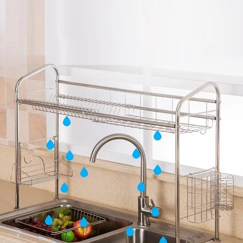 De Mutfak Malzemeleri Refrigerator Organizer Cosina Cosinha Stainless Steel Organizador Cuisine Cocina Cozinha Kitchen Rack | Дом и сад