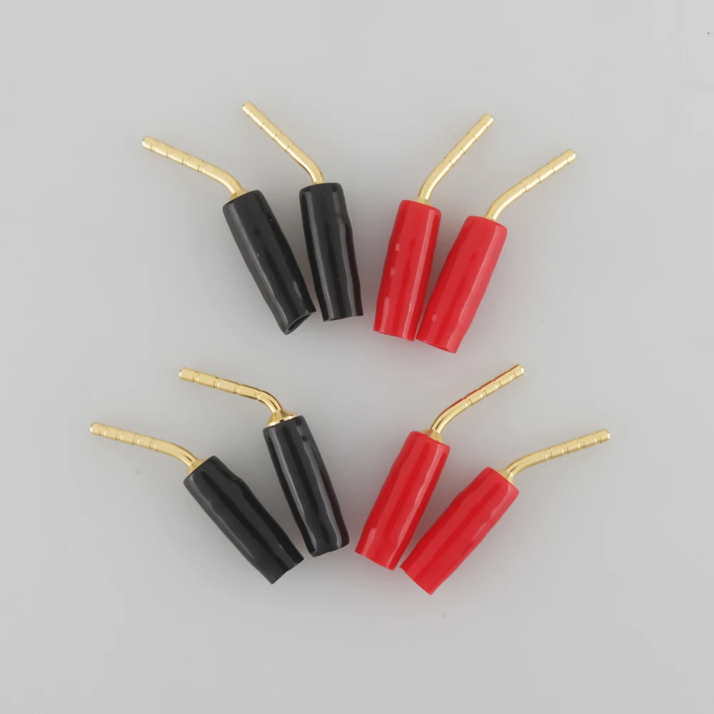 8x позолоченный провод для акустического кабеля Amp штырьковый разъем |