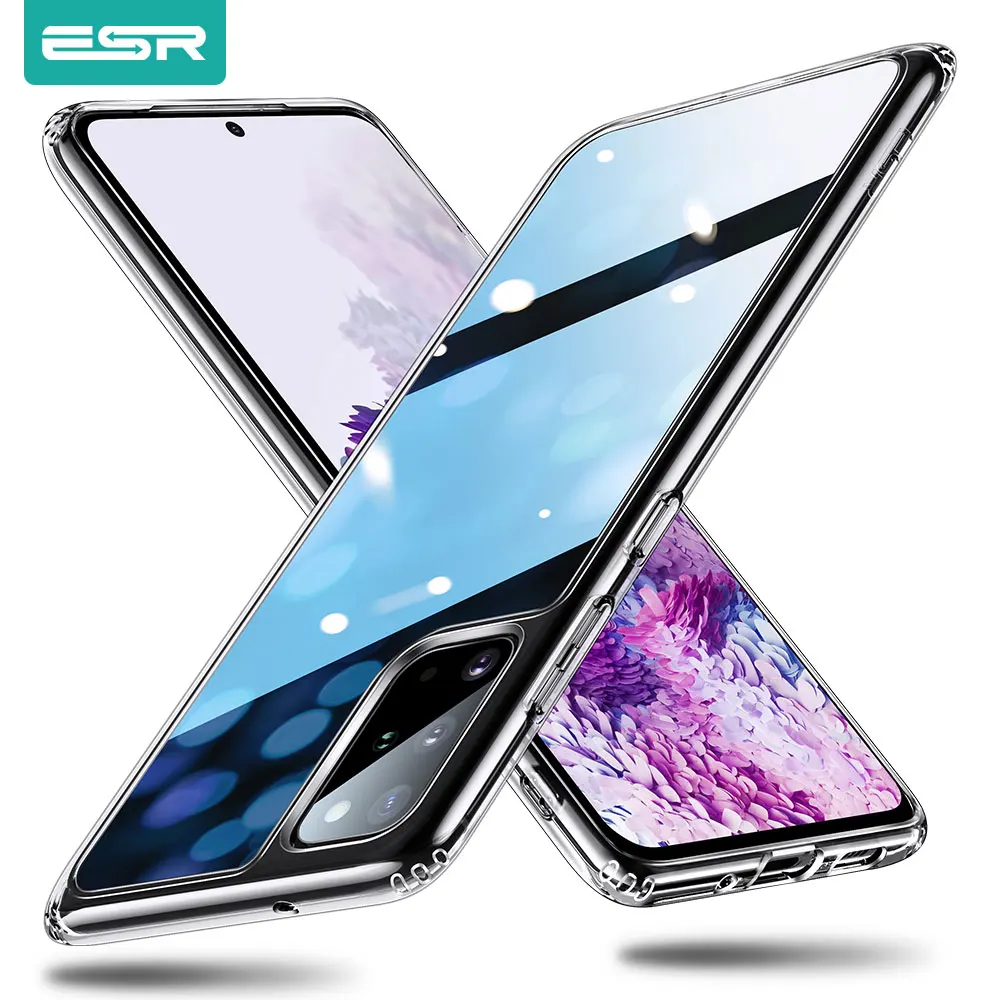 ESR чехол из закаленного стекла для Samsung Galaxy S20 плюс ультра Примечание 10 Plus бампер