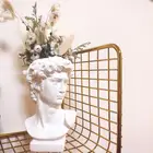 Статуя Давида, искусственная декоративная ваза, гипс, Микеланджело, украшение для дома, полимерное искусство, эскиз, комната для тренировок