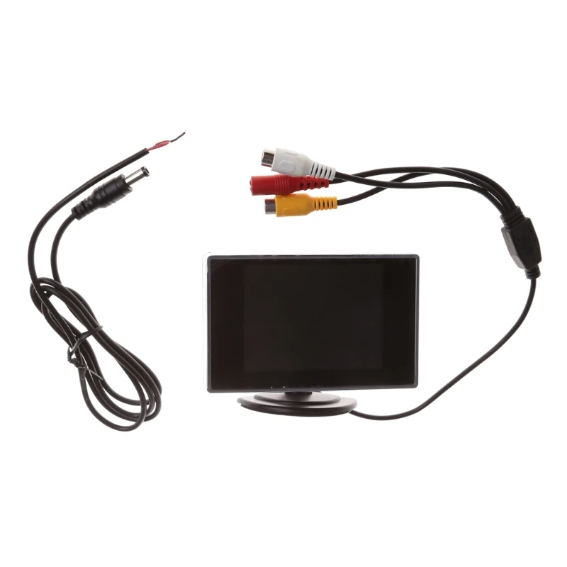 

3.5" TFT LCD Color Monitor Screen DVD VCD For Car Rear View Backup Camera