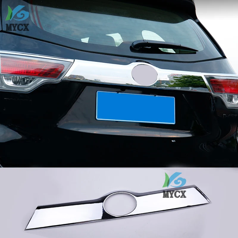 Аксессуары подходящие для TOYOTA high Lander KLUGER 2014 2015 хромированная задняя дверь