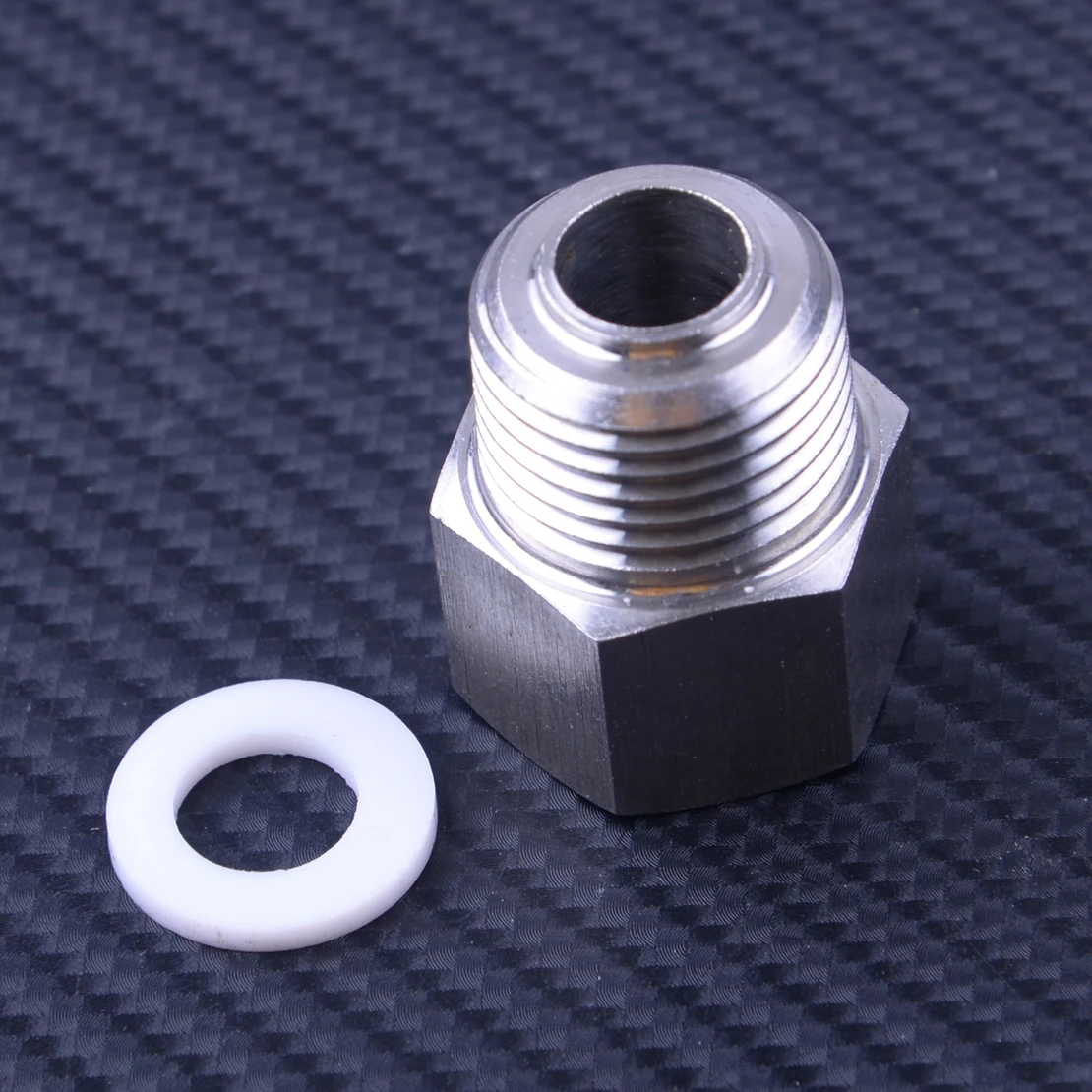 Переходник с наружной резьбой 304 дюйма, из нержавеющей стали G1/2 дюйма, «мама» NPT 1/2 дюйма, переходник для манометра воздуха с шайбой