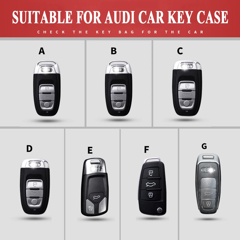 2018/2019 Автомобильный ключ чехол для Audi a1 A3 a4 a5 a6l a7 a8 q3 q5 Q7 по индивидуальному заказу