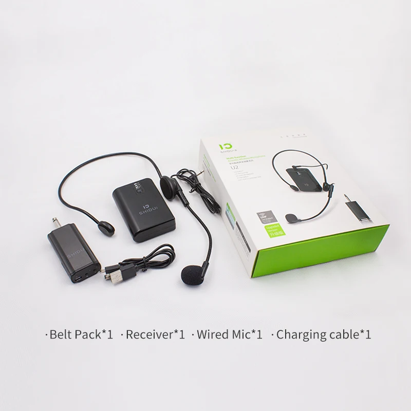 Профессиональная Универсальная гарнитура Microfone UHF беспроводной аудио усилитель