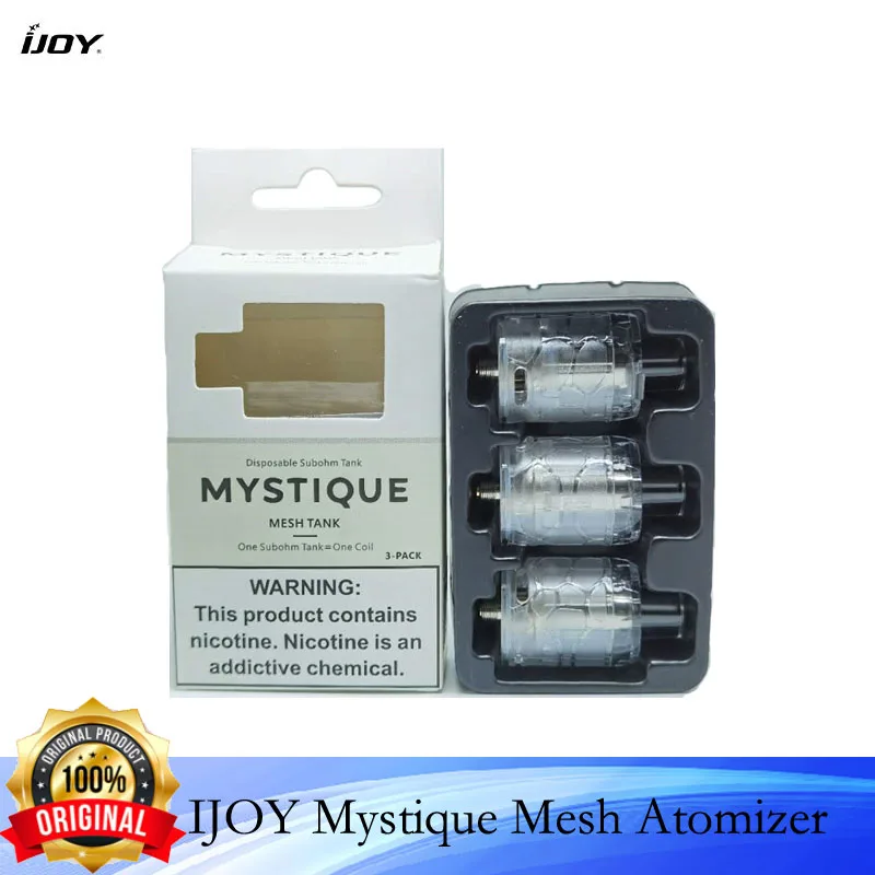 3 шт./лот оригинальный сетчатый атомайзер IJOY mysti одноразовый резервуар мл емкость
