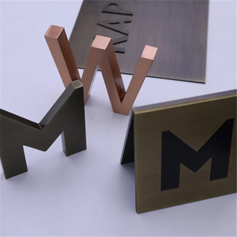 Fabricated Titanium Stainless Steel Signage Customized Alphabet Metal Channel Letter Painted Finish | Дом и сад