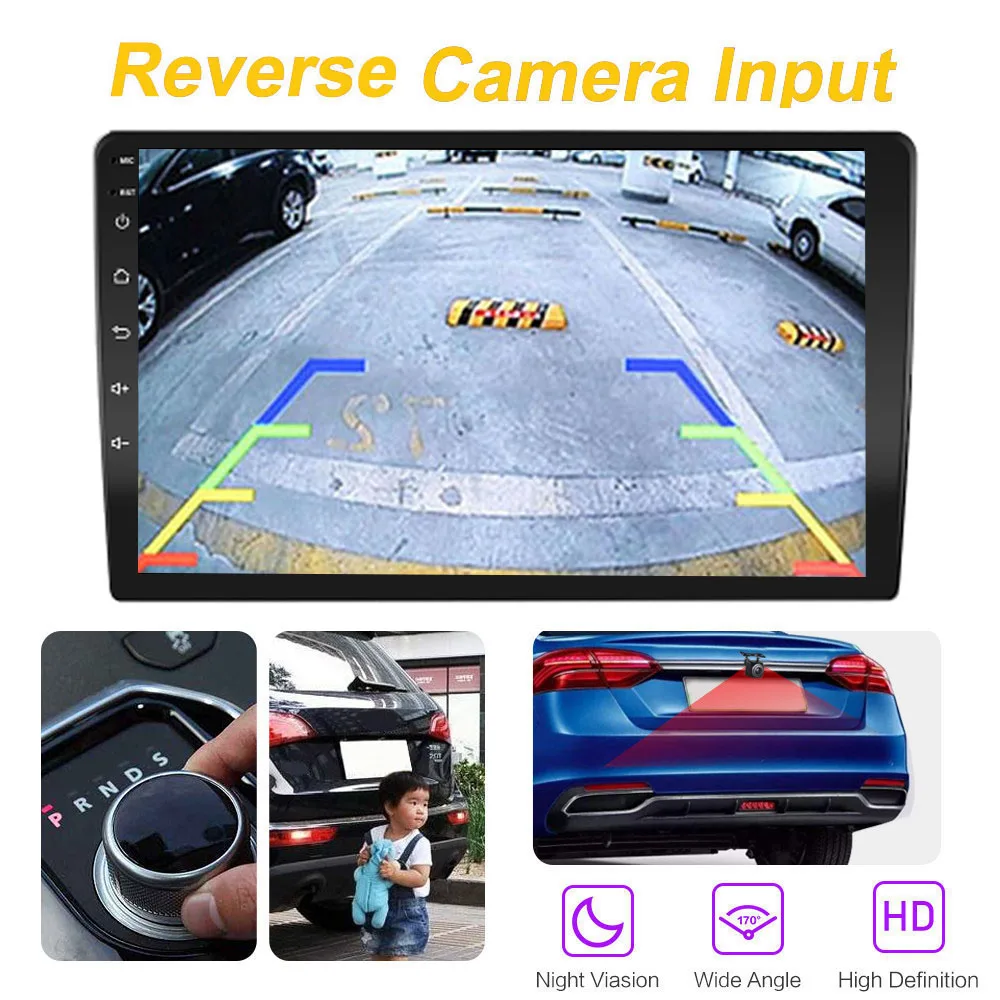 Автомагнитола EQ универсальная мультимедийная система на Android 10 с 7 &quotэкраном 9&quot