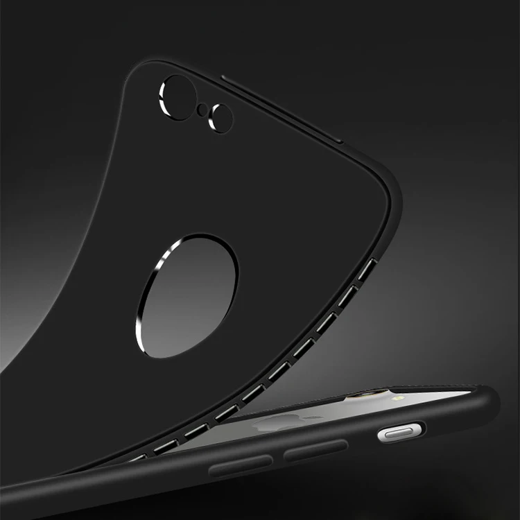 Luxury For iPhone 7 6s Cases Protect 360 TPU Silicone Soft Full Body Protective Case Cover for 6 Plus 5 5S with Tempered Glass |