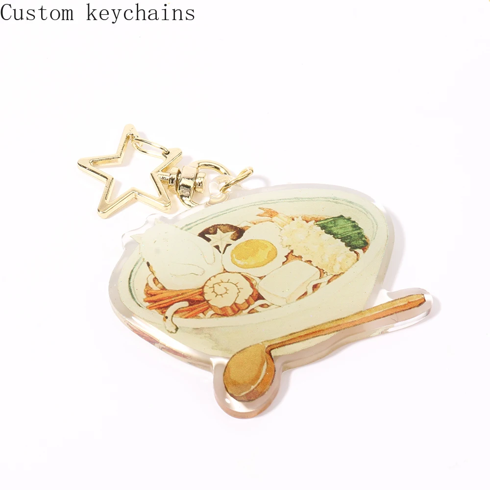 

Custom Acrylic Keychain Pendant Cartoon Anime Key Accessories Cute Key Chain for Gift Personnalisable Key Chains