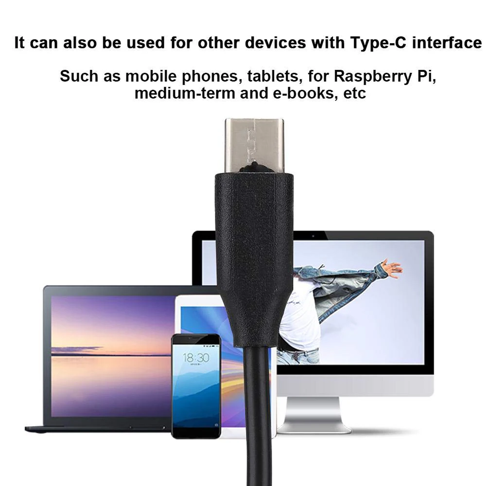 Оптовая продажа Raspberry Pi 4 комбинированный адаптер питания 5 В 3 А Type C для RPI Model B