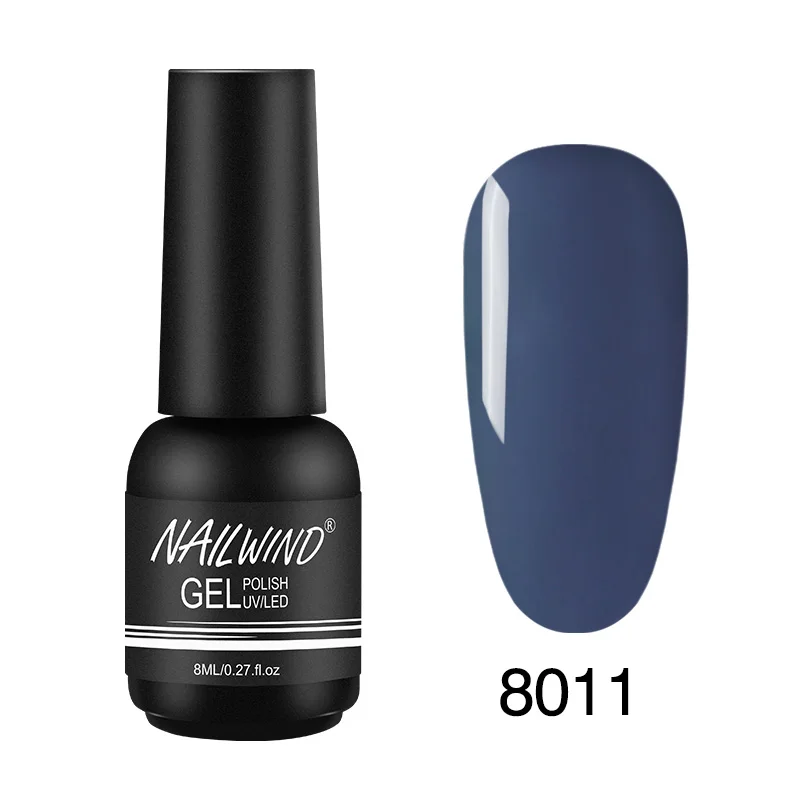 8011 Гель nailwind лак для ногтей маникюрный набор УФ светодиодный полиграфический Гель Дизайн ногтей основа Топ праймер покрытие rosalind гель-лаки для ногтей - Цвет: 8011
