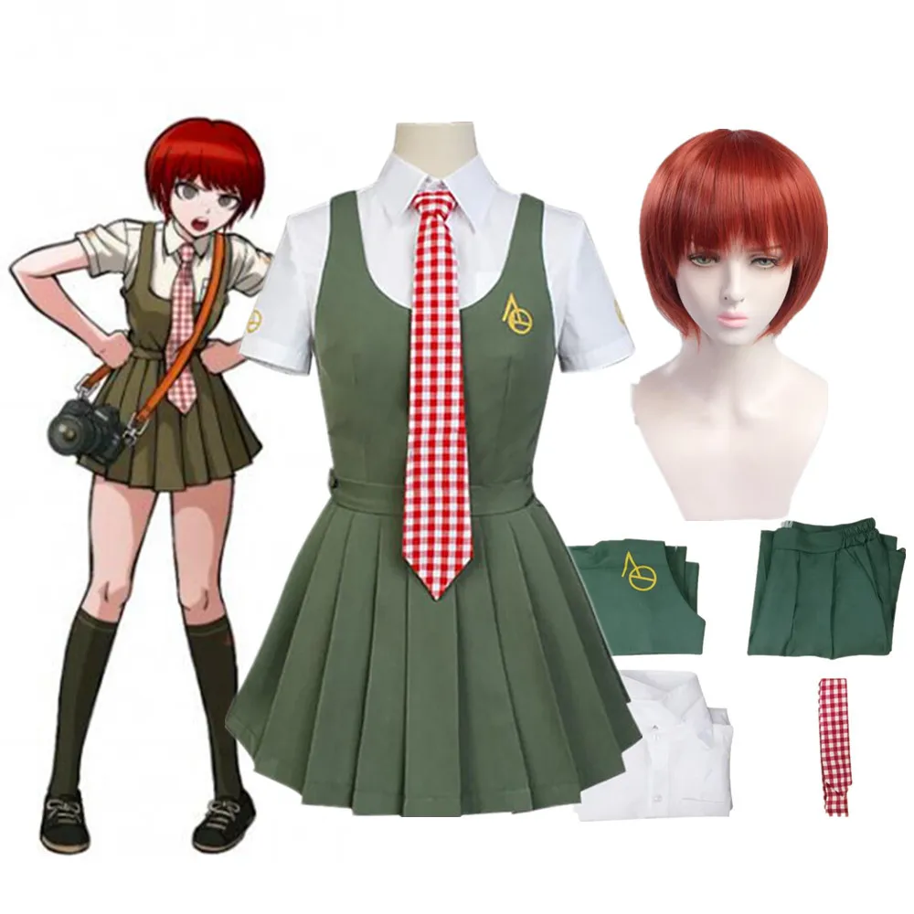 Anime Danganronpa Koizumi Mahiru Cosplay Costumes Japanese Uniform Sailor Suit Women Dress Girls Clothing