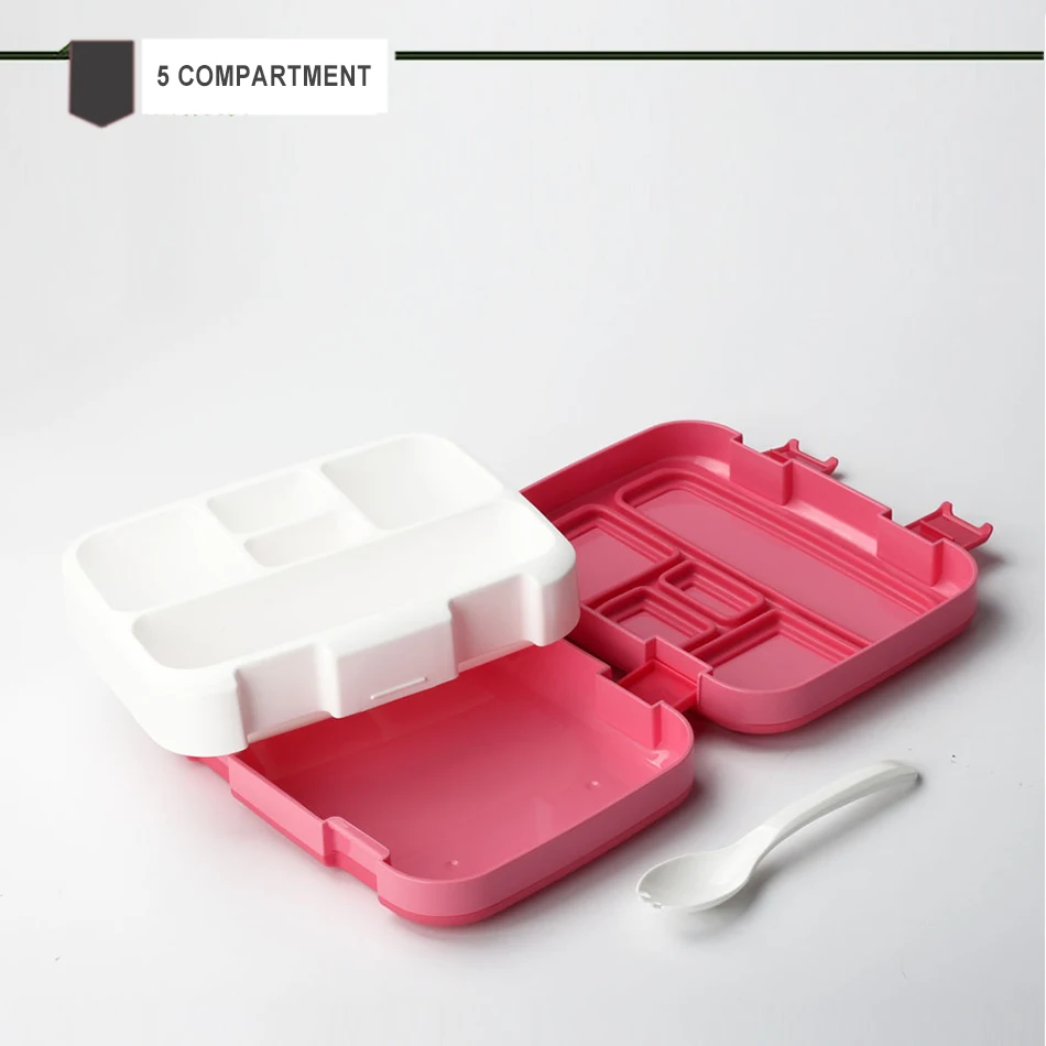 MICCK микроволновая печь Коробки для обедов для детей стильная футболка с изображением персонажей видеоигр бенто ланч бокс с посуда чашки Еда контейнер школьная 4/5 отсек снэк-Кухня