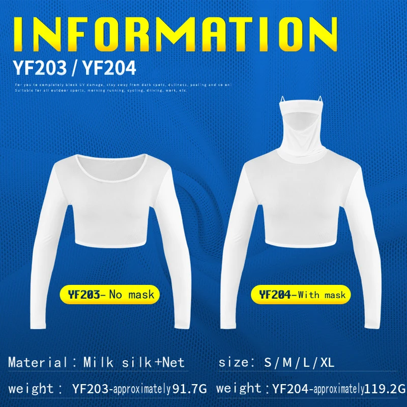 Гольф солнцезащитный джемпер для женщин стрейч ледяной шелк дышащее нижнее