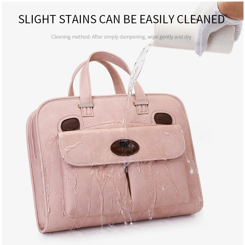 Lovely Laptop Bag 13.3 inch Handbag Women Notebook Bag For Macbook Pro Air 13 Case Xiaomi Asus PU Leather Luxury Computer Bag