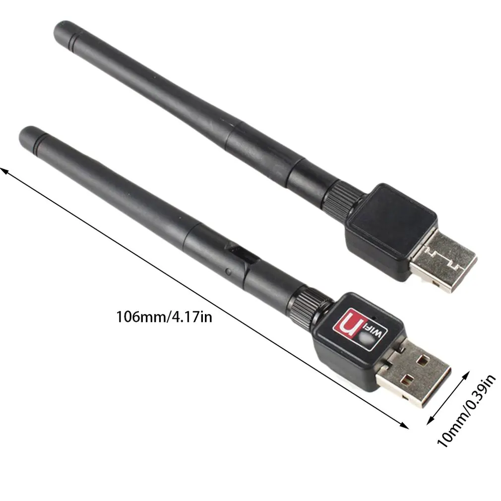 

Small square wireless network card wifi receiving transmitter computer adapter