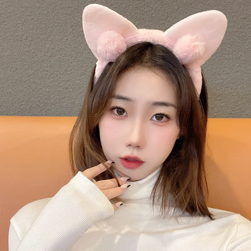 MueRaa для женщин и девочек с милым котом волосатые уши повязка на голову в