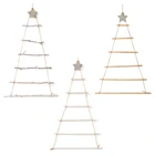 Деревянная Рождественская елка в скандинавском стиле сделай сам, искусственные подарки для детей, украшения на стену, подвесное украшение Y5JC