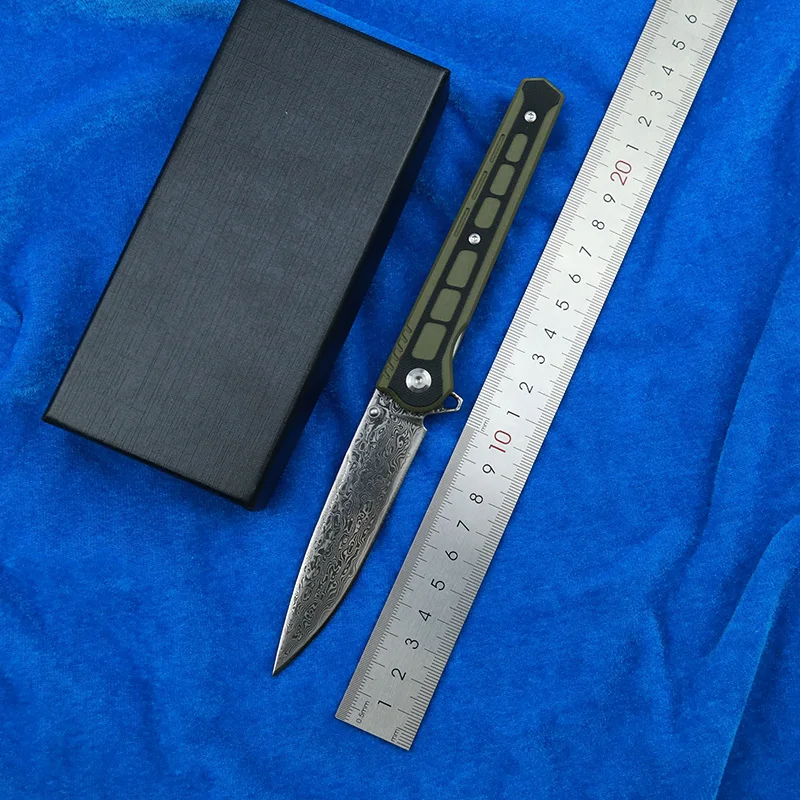 Рукоятка LEMIFSHE Shaman C229 micart/G10 Mark S30v лезвие с шариковым подшипником свяжитесь со мной