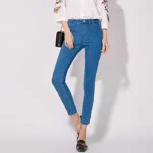 Джинсы женские с завышенной талией, размера плюс Стрейчевые длинные узкие брюки из денима, 4XL, 5XL, 6XL, осень-лето