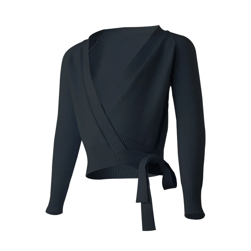 

Winter Warm Dance Sweater Adult Women's Knitting Long Sleeve Dance Suit Ballet Training Suit Top Coat