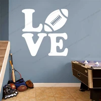 american football rugby sports wall decal sticker bedroom team player boys teenager kids room cx1161