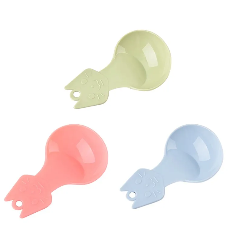 Совок для корма собак и кошек пищевой совок большая емкость утолщенная ложка с