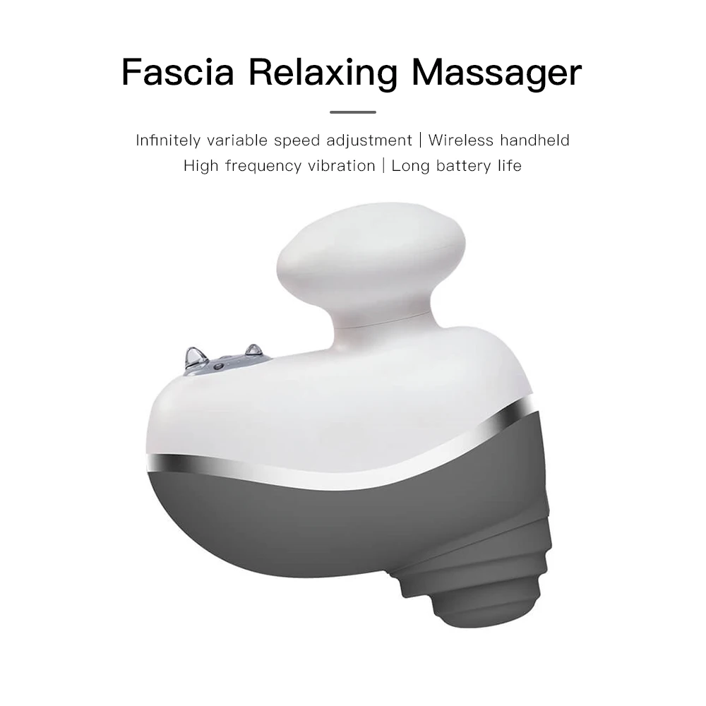

High Frequency Massager Muscle Stimulator Fitness Fascia Gun Pain Therapy for Body Vibration Massage Relaxation Slimming Shaping