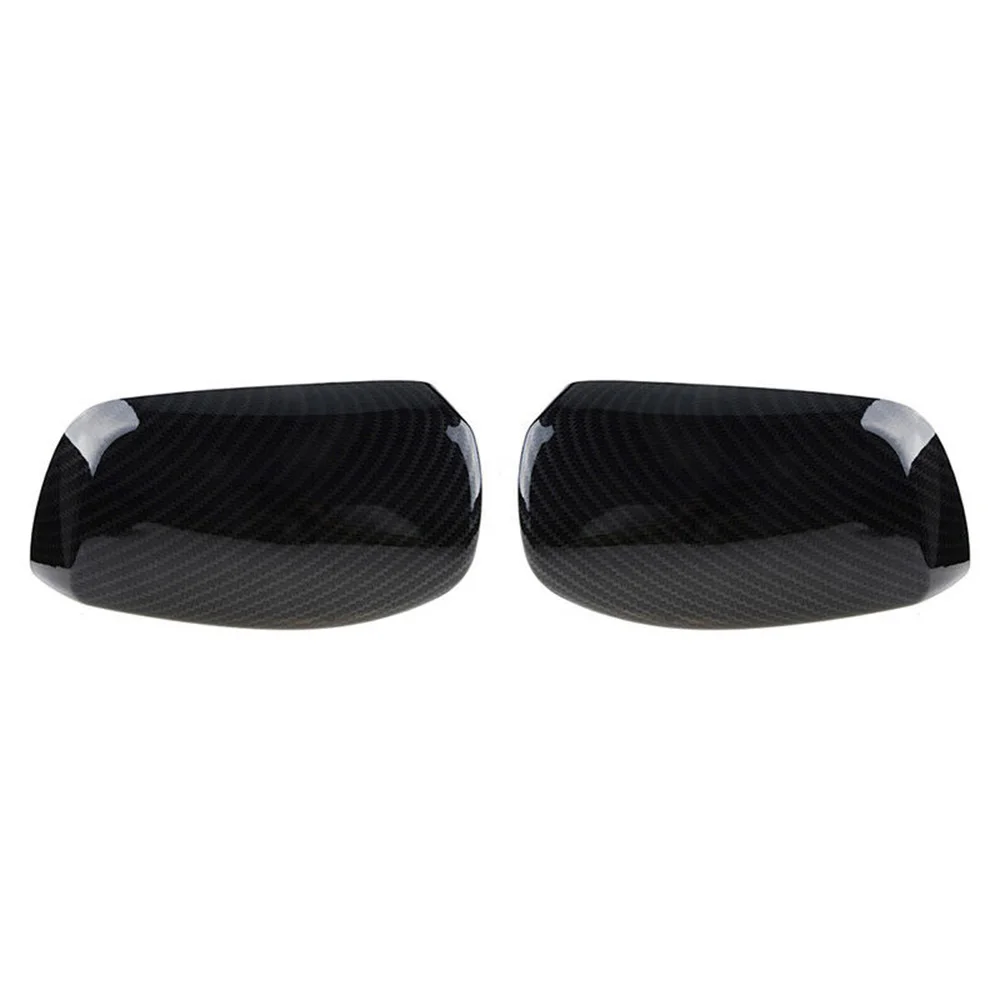 1 пара карбоновых черных стильных дизайнерских боковых крышек зеркала заднего