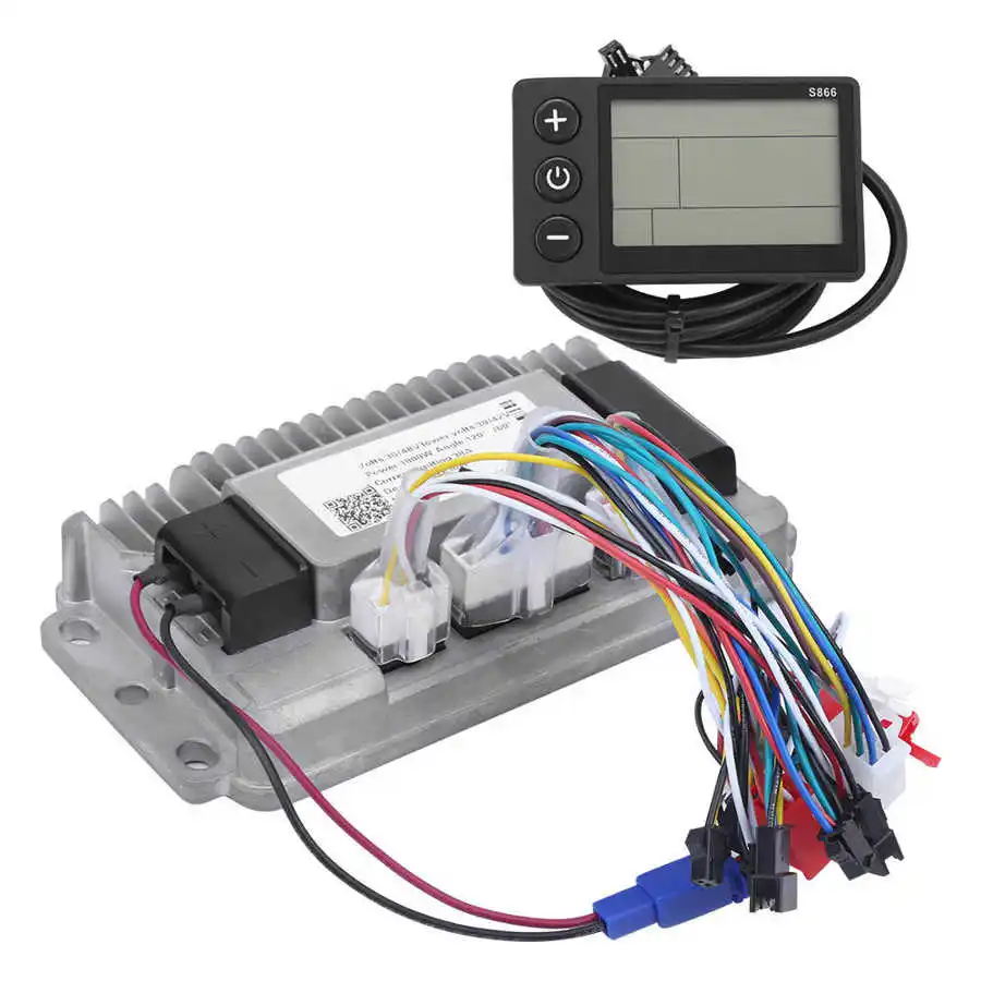Ebike Controller 36V 48V 1000W 38A Brushless 3-mode Sinusoid Instrument LCD Set High-power | Спорт и развлечения
