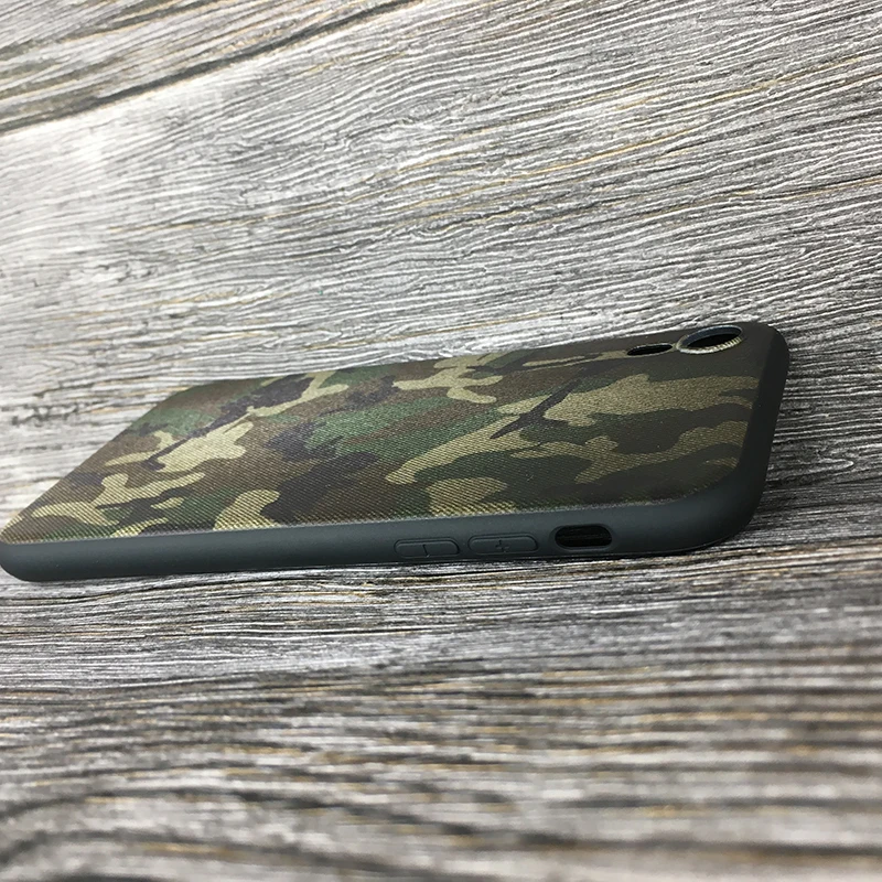 Bioumei мягкий чехол из ТПУ камуфляжного цвета для iPhone 11 11Pro XS Max X XR 5 6 6S 7 8 Plus SE задняя