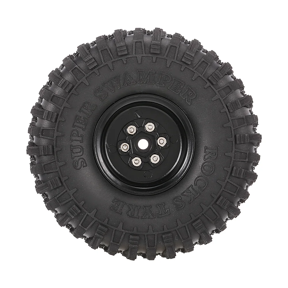 4 шт. AUSTAR 5020 + 617BK 120 мм 1 9 ''комплект резиновых колес с ободом для 1/10 Traxxas HSP HPI SCX10