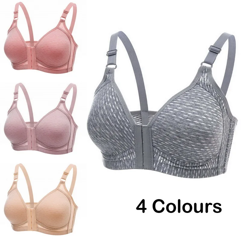 

Sexy Plus Size Front Closure Sports Bra Push Up Fitness Underwear Shockproof Breathable Gym Fitness Running Yoga Bh Sport Tops