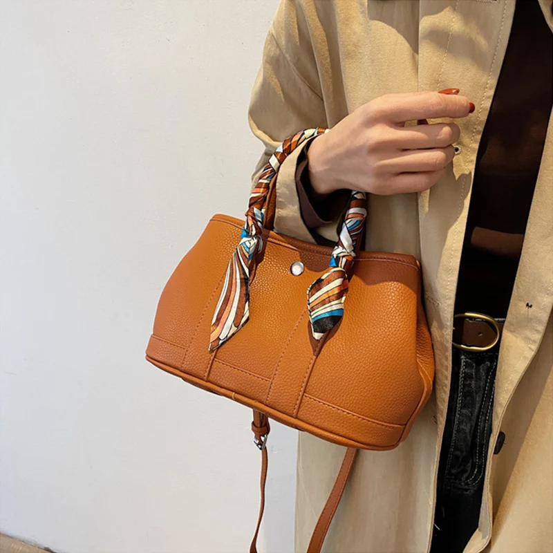 Вместительные кожаные сумки с ручками сверху для женщин новинка 2021 женская сумка