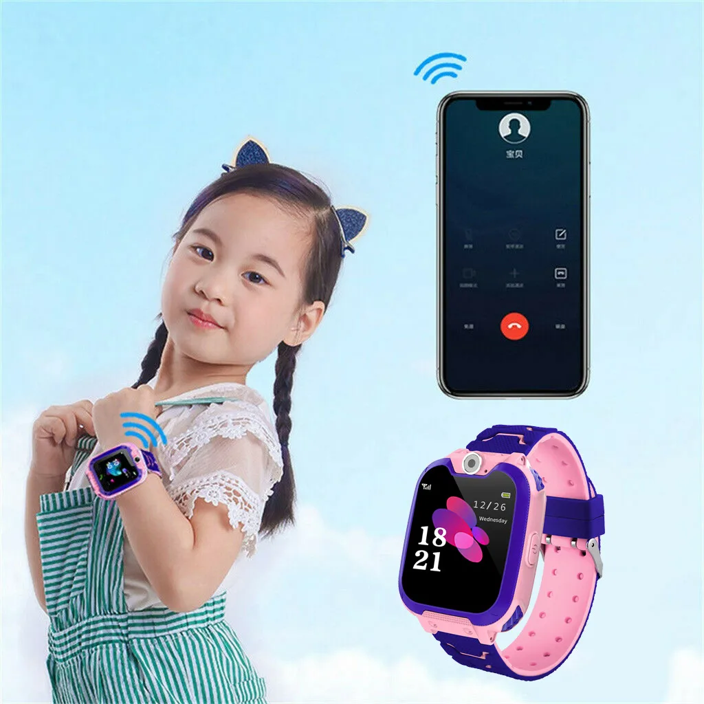 Детские умные часы телефон музыка и 7 игр для детей От 3 до 12 лет Girl montre connectée Kid