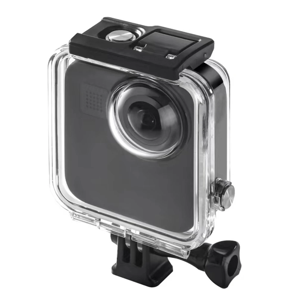 Дешево Подводный водонепроницаемый чехол для камеры GoPro MAX, 45 м, защитный чехол с креплением для экшн-камеры Go Pro