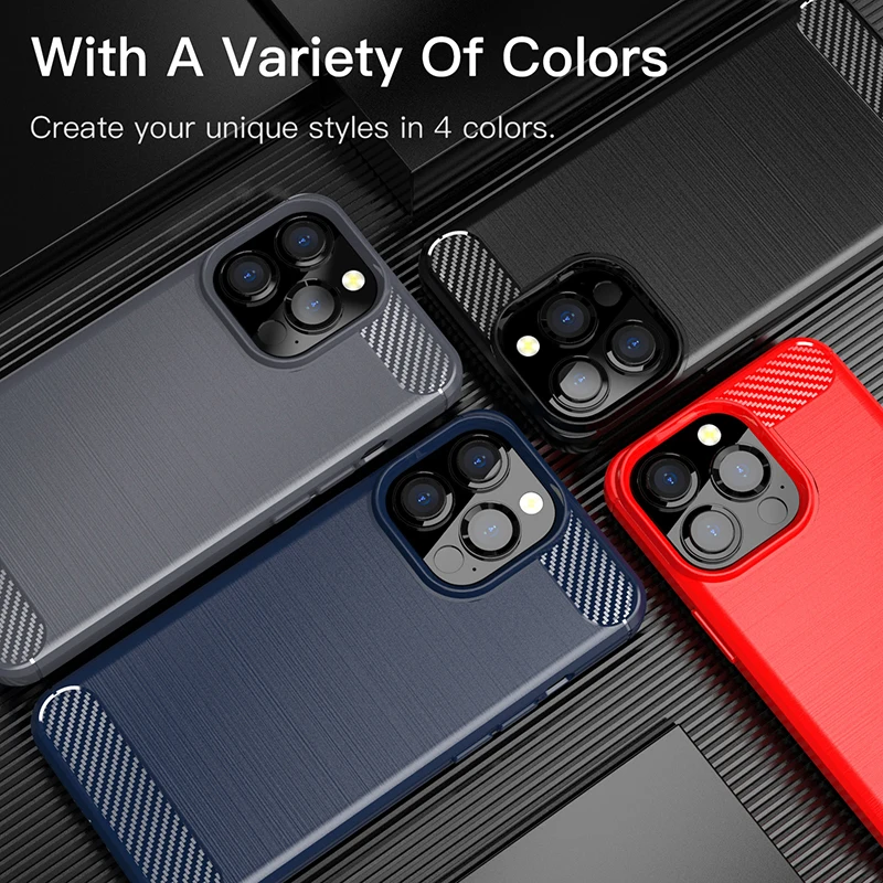 For Cover iPhone 13 Pro Case For iPhone 6 7 8 Plus 11 12 13 Pro Max Mini Cover Shockproof TPU Soft Case For iPhone 13 Pro Fundas