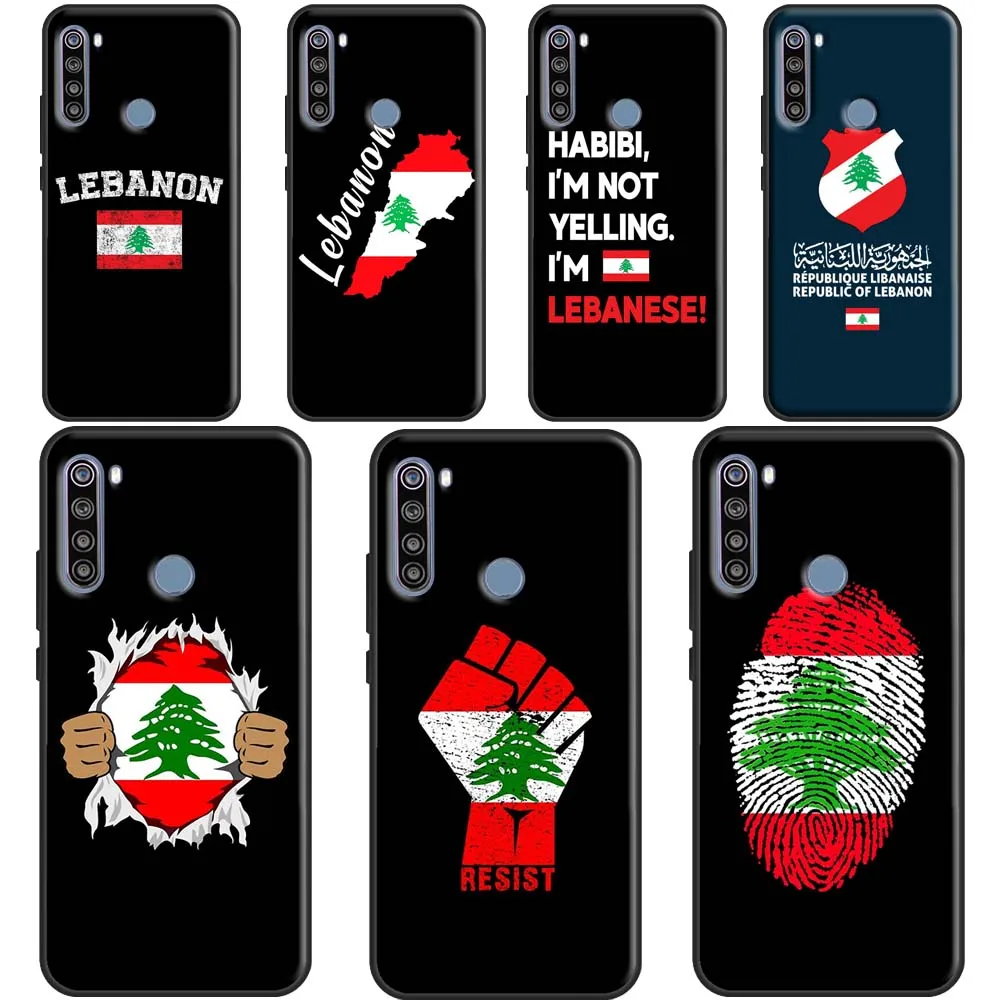 Чехол с ливанским флагом для Xiaomi Redmi Note 11 Pro 8 9 10 Pro 9S 10S, чехол для Redmi 10 9 9A 9C 9T