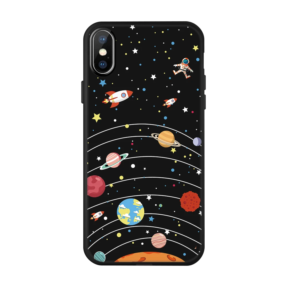 16 Черный ТПУ окрашенный чехол для iPhone 8 7 6 6S Plus X XS Max X 5 5S SE чехол Funda iPhone8 iPhone7 Plus силиконовый мягкий модный чехол - Цвет: 16