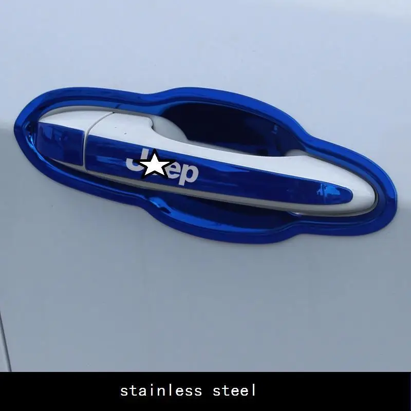 Ручка двери автомобиля декоративные модифицированный Хром Стайлинг яркие