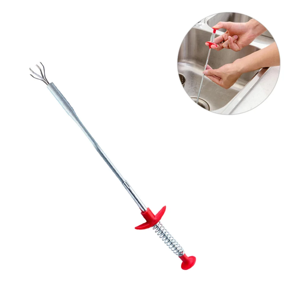 

60 Kitchen Drain Extractor Household Hair Remover for Daily Use