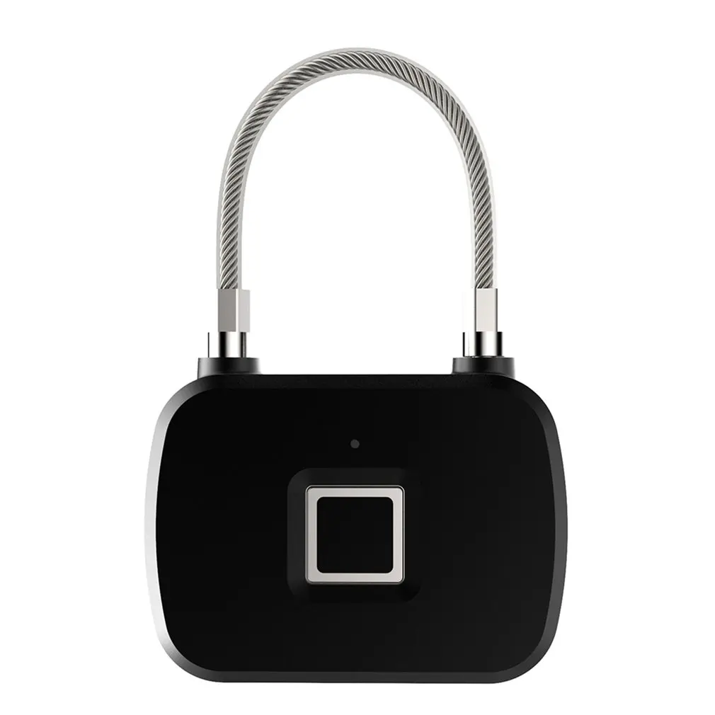 

L13 Smart Thumbprint Door Padlocks Rechargeable Door Lock Fingerprint Smart Padlock Keyless Quick Unlock Drop Shipping