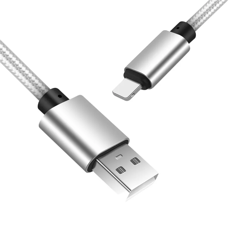 Сверхмощный металлический Плетеный IOS Micro USB USB-C Кабель зарядного устройства 1 м 2 м 3M для iPhone X 7 6 5 8 8 плюс XS