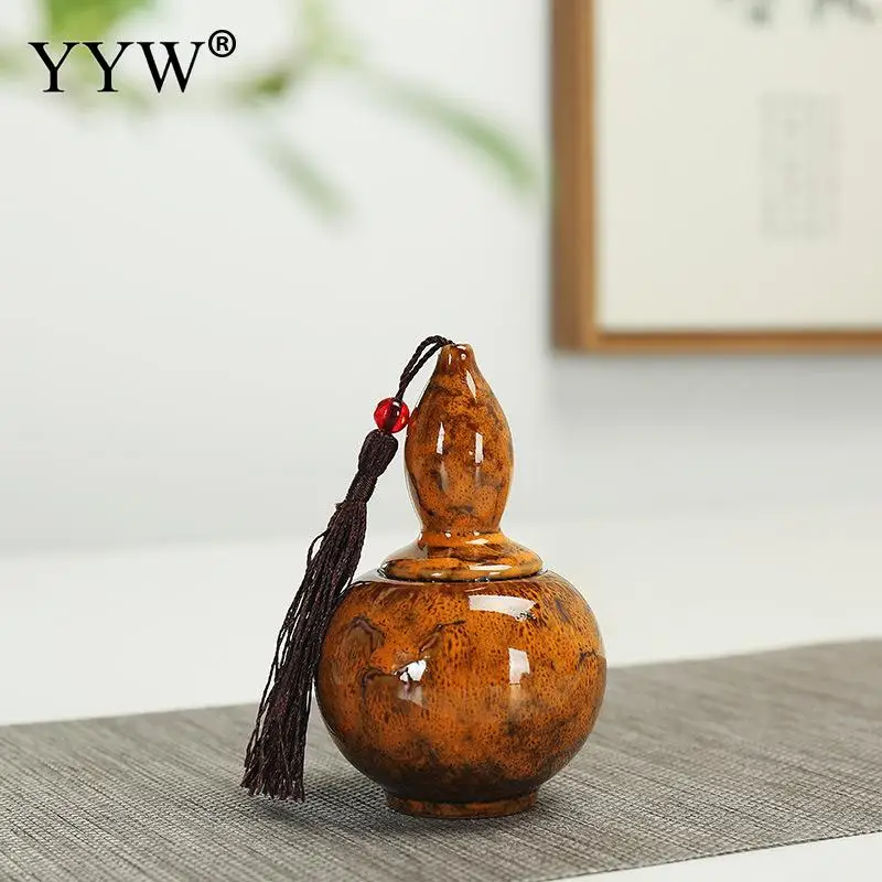 orange Кухонная коробка для чая, банка для хранения, держатель для сладостей, конфет, банок, чайная посуда, чайные пакетики, жестяные контейнеры для хранения, керамическая коробка в форме тыквы - Цвет: orange