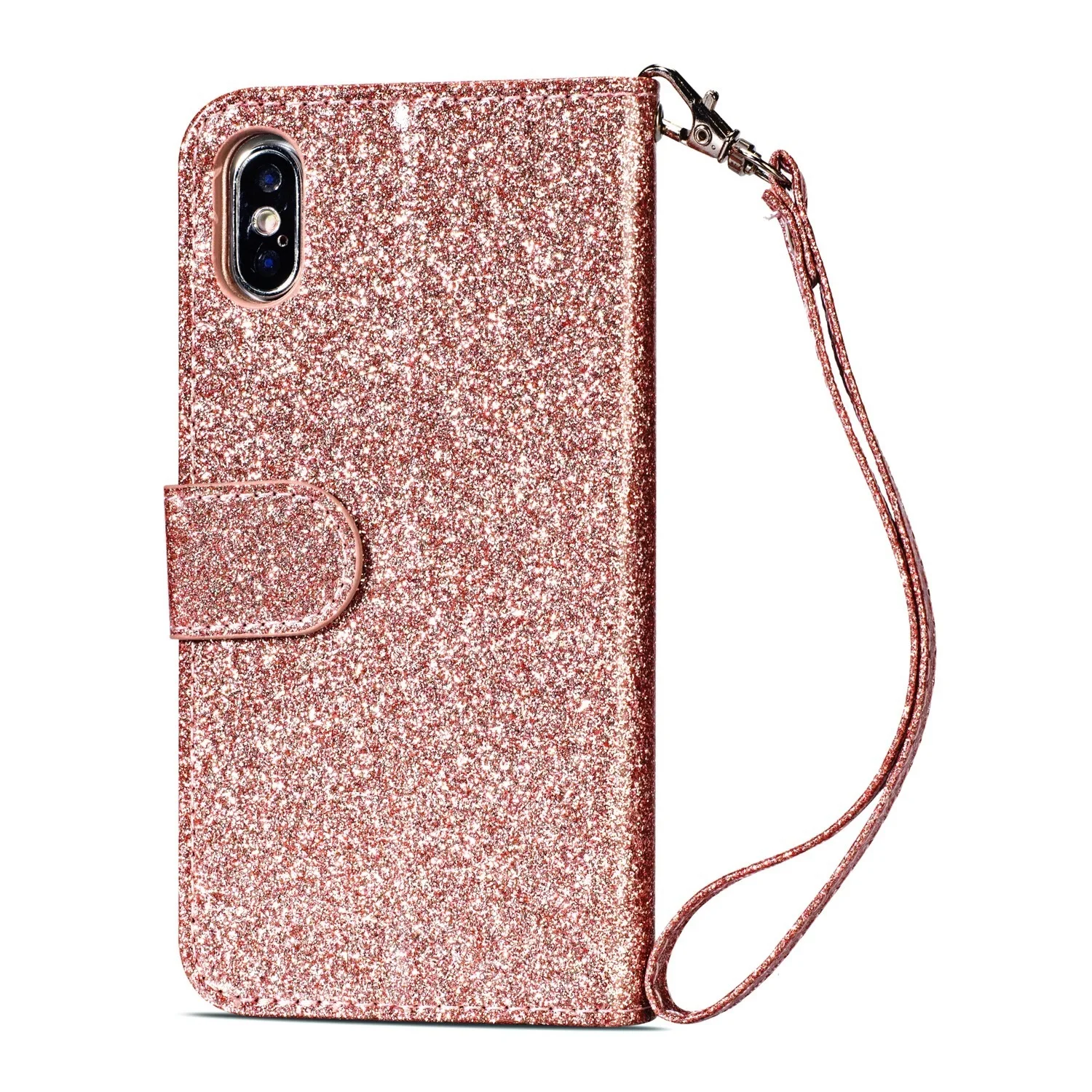 Роскошный чехол для iPhone XS Max мульти флип Кошелек Чехлы с молнией 6s Plus ТПУ