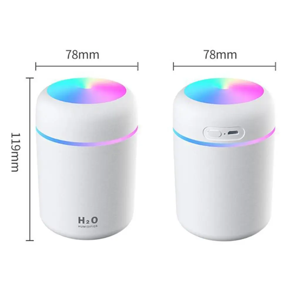 

Portable Air Humidifier 300ml Ultrasonic Aroma Essential Oil Diffuser USB Cool Mist Maker Purifier Aromatherapy for Car Home