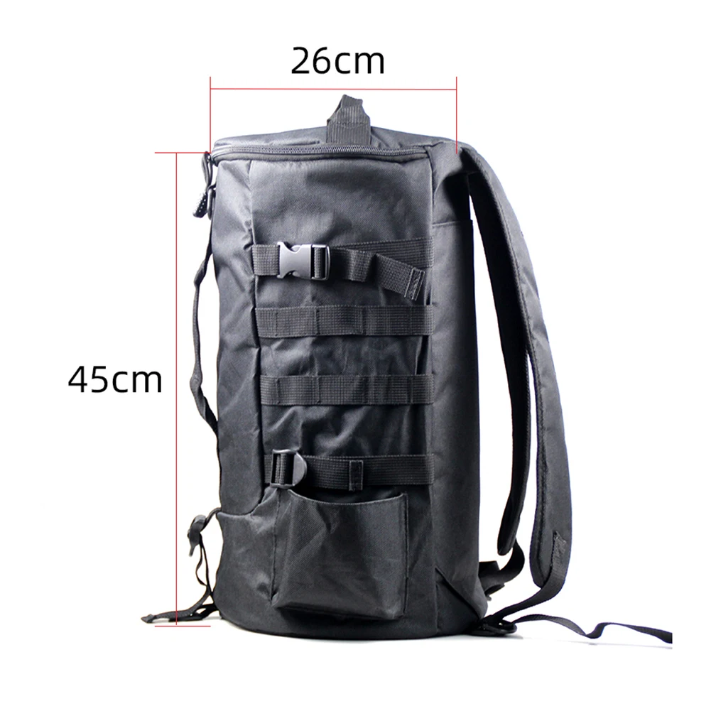 

Cylindrical Fishing tackle bag 2-color Outdoor Backpack Equipment Foldable
