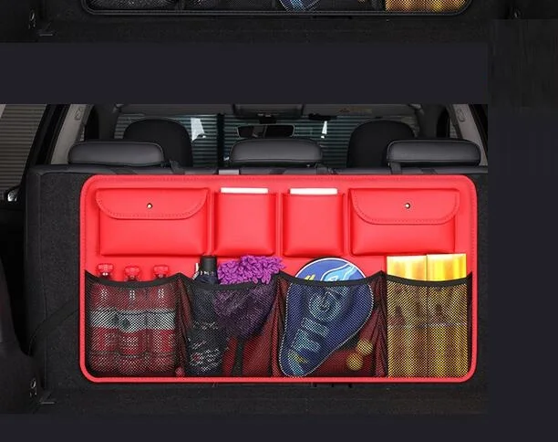 Универсальный автомобильный сетчатый органайзер для багажника регулируемая