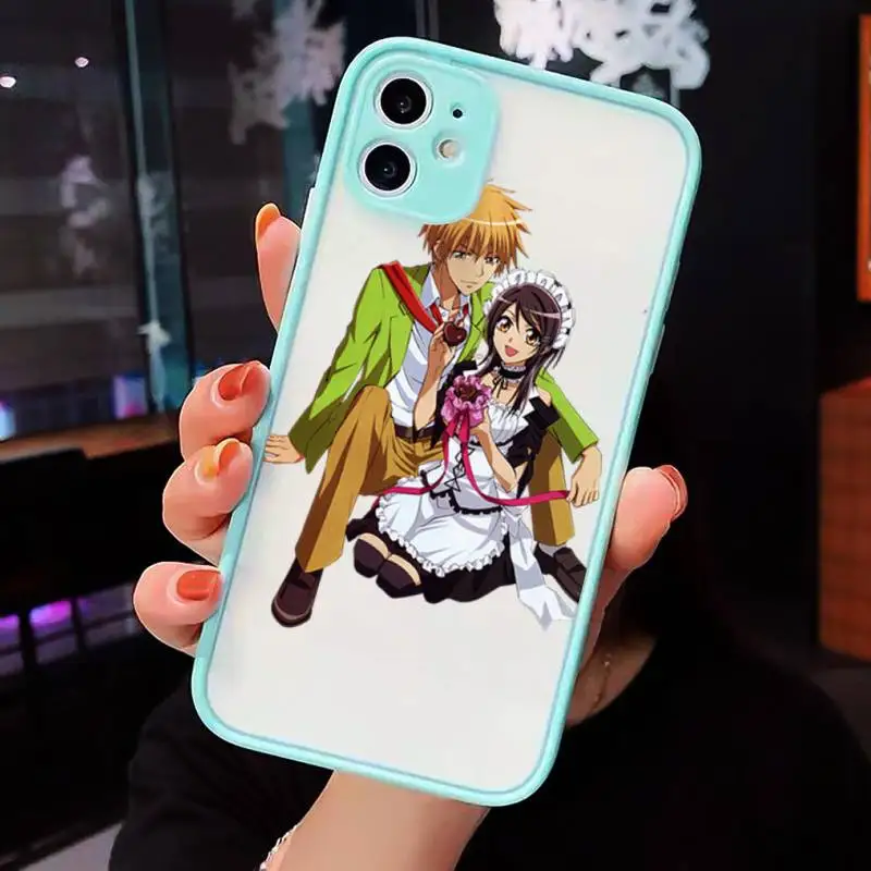 

Maid Sama anime manga luxury Phone Cases funda matte transparent For iphone 7 8 11 12 plus mini x xs xr pro max cover